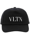 VLTN logo ball cap black - VALENTINO - BALAAN.