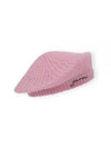 Mohair Beret Pink - GANNI - BALAAN 2