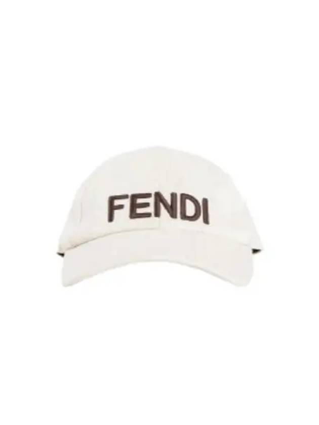 Pequin Canvas Ball Cap Beige - FENDI - BALAAN 2