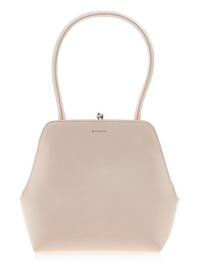 Gogi Frame Square Calf Leather Tote Bag Pink - JIL SANDER - BALAAN 2