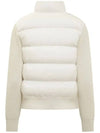 Wool Padded Cardigan White - MONCLER - BALAAN 4