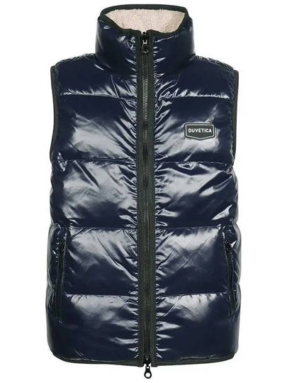 Algorab Logo Reversible Vest Navy - DUVETICA - BALAAN 2