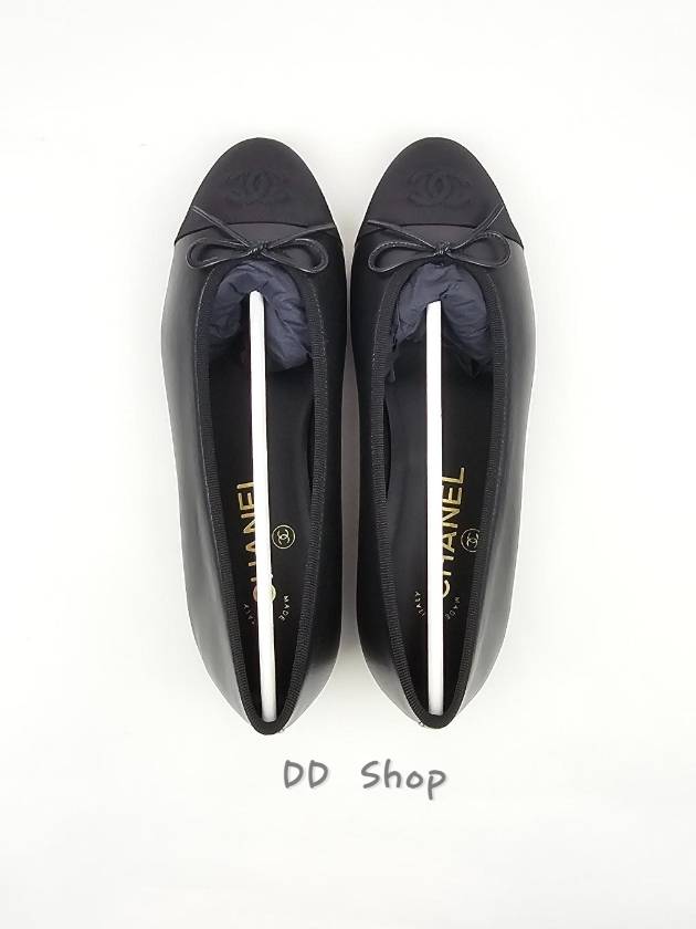 Ballerina Flat Lambskin Grosgrain Black - CHANEL - BALAAN 11