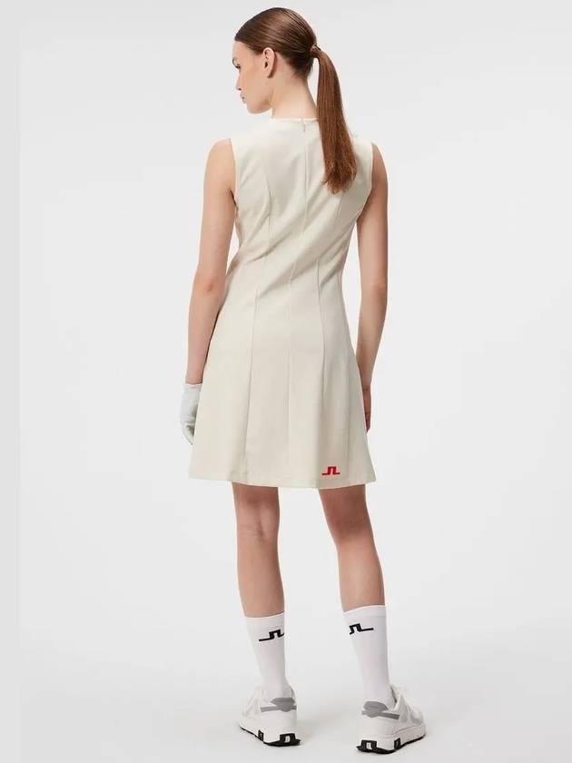 Golf Jasmin Short Dress Almond Milk - J.LINDEBERG - BALAAN 5