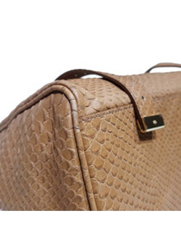 Women s Camel Python Overlarge Alexa 2WAY - MULBERRY - BALAAN 4