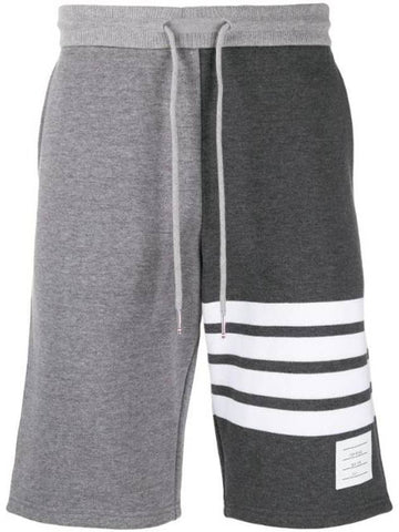 4 Bar Stripe Tonal Track Shorts MJQ012F00535 - THOM BROWNE - BALAAN 1