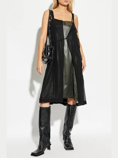 Maison Margiela Dress With Ties, Women's, Black - MAISON MARGIELA - BALAAN 2