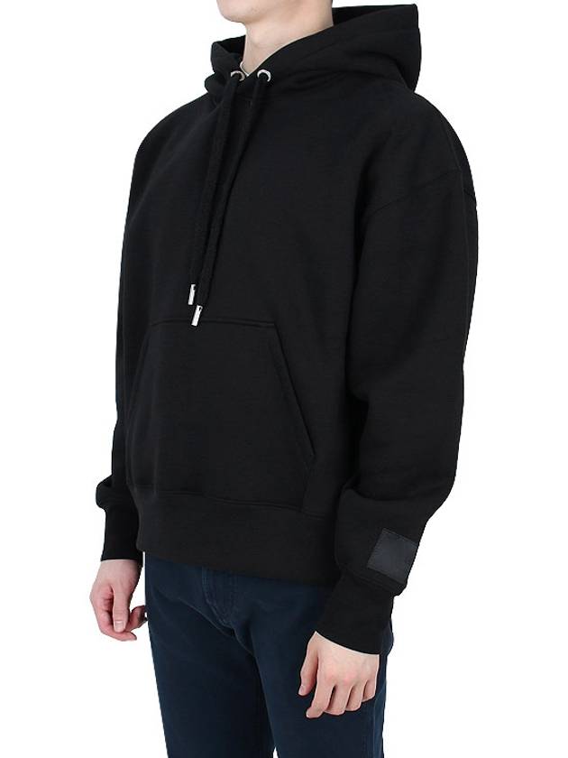 Label Hoodie Black - AMI - BALAAN 4