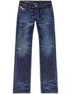 Regular 1985 Larkee Jeans Dark Blue - DIESEL - BALAAN 1