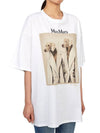 Tacco Short Sleeve T-Shirt White - MAX MARA - BALAAN 4