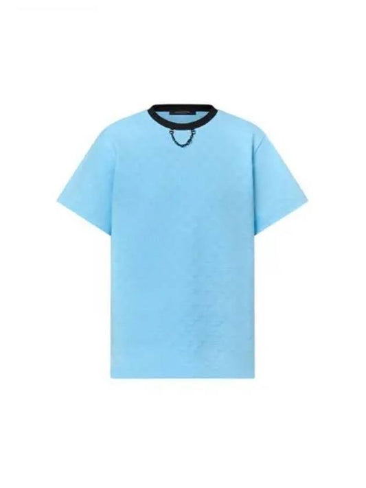 Monogram jacquard t shirt 1AFTMY - LOUIS VUITTON - BALAAN 1