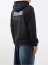 Standardized Tonal Logo Cotton Sweatshirt Hoodie - AFFIX - BALAAN 4