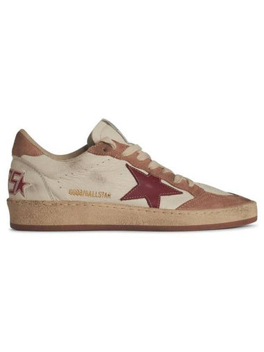 Golden Goose 'Ball Star' White Leather Sneakers - GOLDEN GOOSE - BALAAN 1