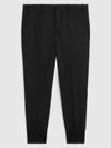 slim low rise rib cuff trousers track pants black - NEIL BARRETT - BALAAN 4