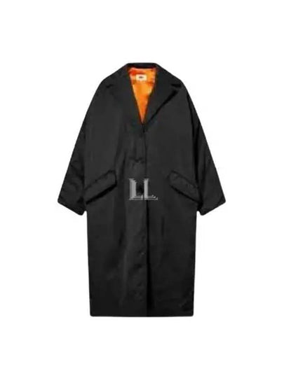 Women's Stitched Padded Single Coat Black - MAISON MARGIELA - BALAAN 2