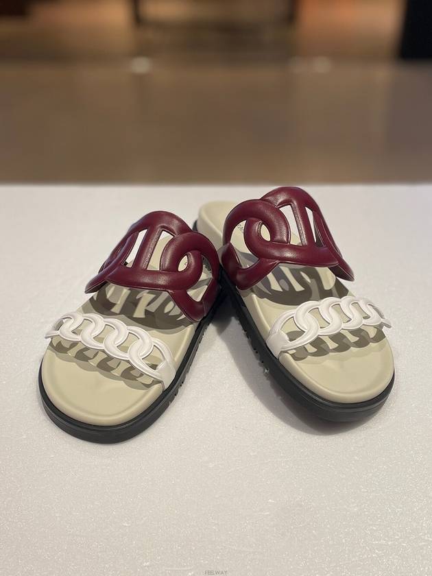 Daol Beomeo Branch Extra Sandals White Brown Unused 23 years - HERMES - BALAAN 2