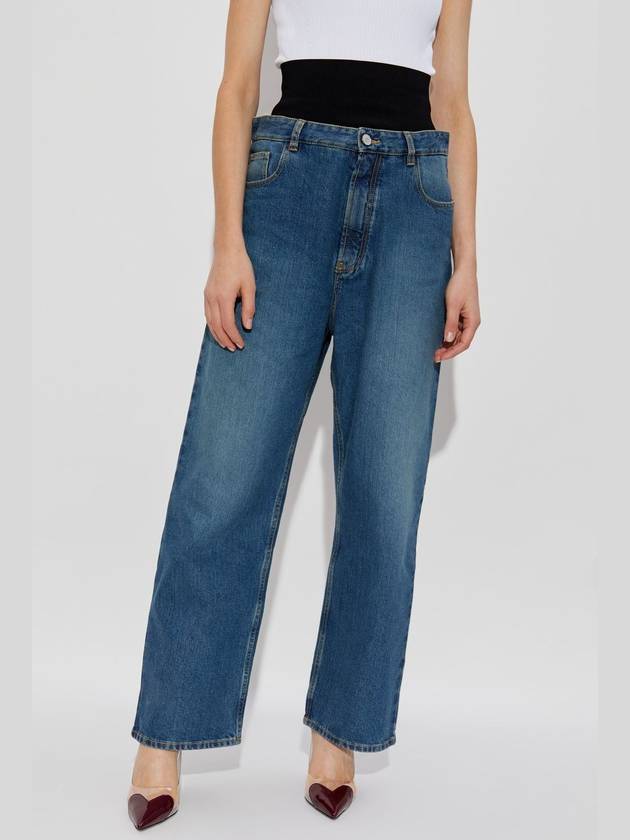 Alaïa High-waisted Jeans, Women's, Blue - ALAIA - BALAAN 3