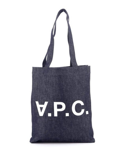 Laure logo denim tote bag blue - A.P.C. - BALAAN 2