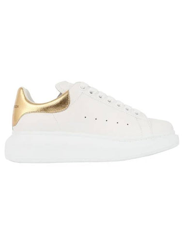 Oversized Low Top Sneakers White Gold - ALEXANDER MCQUEEN - BALAAN 1