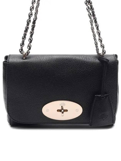 Lily Small Classic Chain Shoulder Bag Black - MULBERRY - BALAAN 2