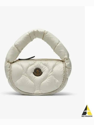 Refurbished logo patch quilted padded tote bag white I10935C00001M297434 - MONCLER - BALAAN 1