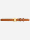 Triomphe Calfskin Medium Belt Tan - CELINE - BALAAN 10