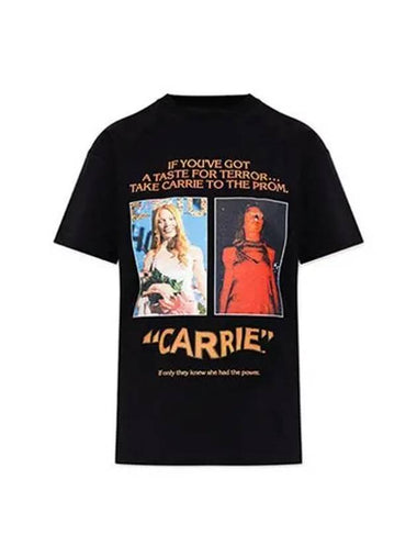 J W Anderson CARRIE Cotton T Shirt Black JT0112 PG1073 - JW ANDERSON - BALAAN 1