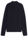 Baby Fox Patch Cosy Cardigan Navy - MAISON KITSUNE - BALAAN 3