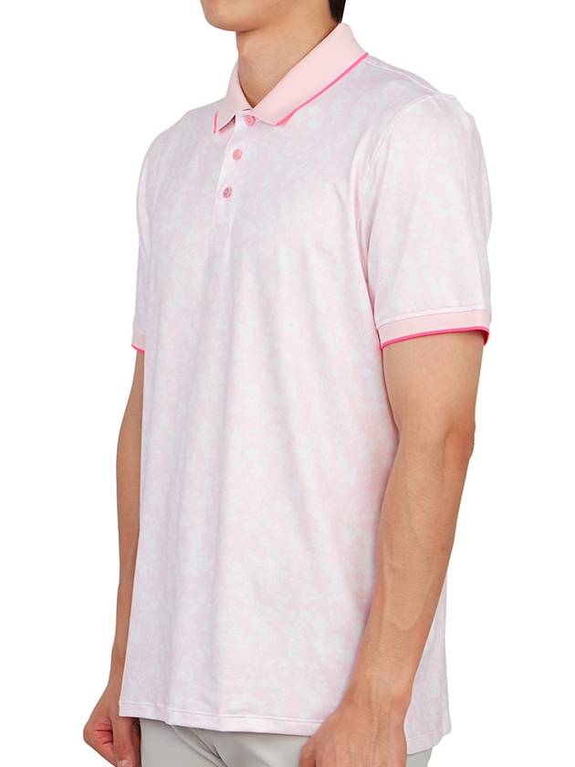 Golf Wear Men s Collar Short Sleeve T Shirt G4MS23K061 BLUSH - G/FORE - BALAAN 3