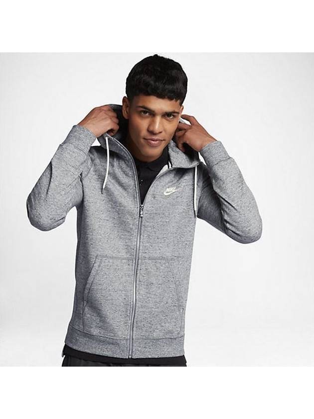 Sportswear Legacy Zip Up Hoodie Grey - NIKE - BALAAN 7