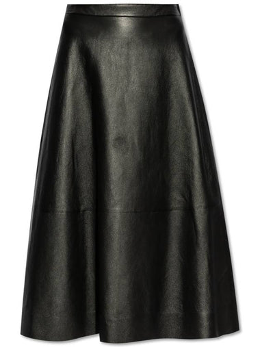 Balenciaga Leather Skirt, Women's, Black - BALENCIAGA - BALAAN 1