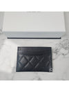 Classic Card Holder Grained Calfskin & Gold Black - CHANEL - BALAAN 6