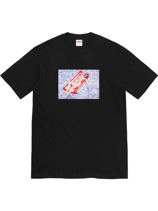 Float Cotton Short Sleeve T-Shirt Black - SUPREME - BALAAN 2