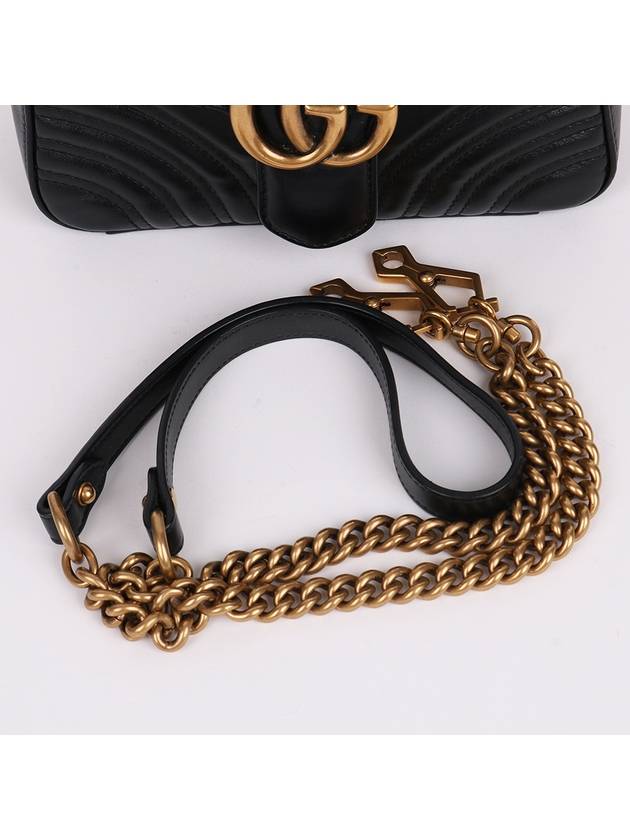 GG Marmont Top Handle Mini Chain Bag 547260 - GUCCI - BALAAN 6