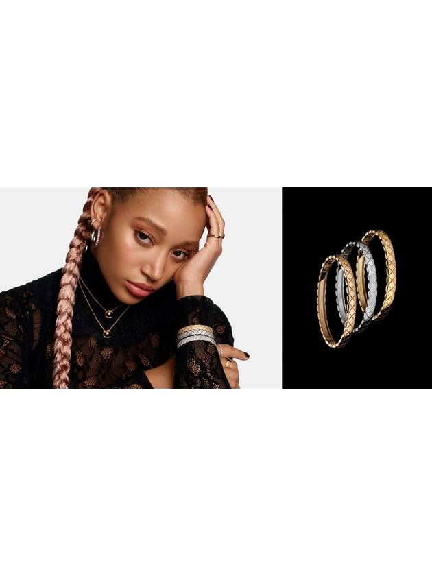 Coco Crush Ring Quilted Motif Large 18K Beige Gold - CHANEL - BALAAN 7