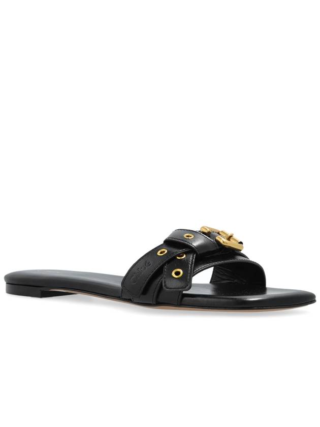 Chloé Slides Mae, Women's, Black - CHLOE - BALAAN 4