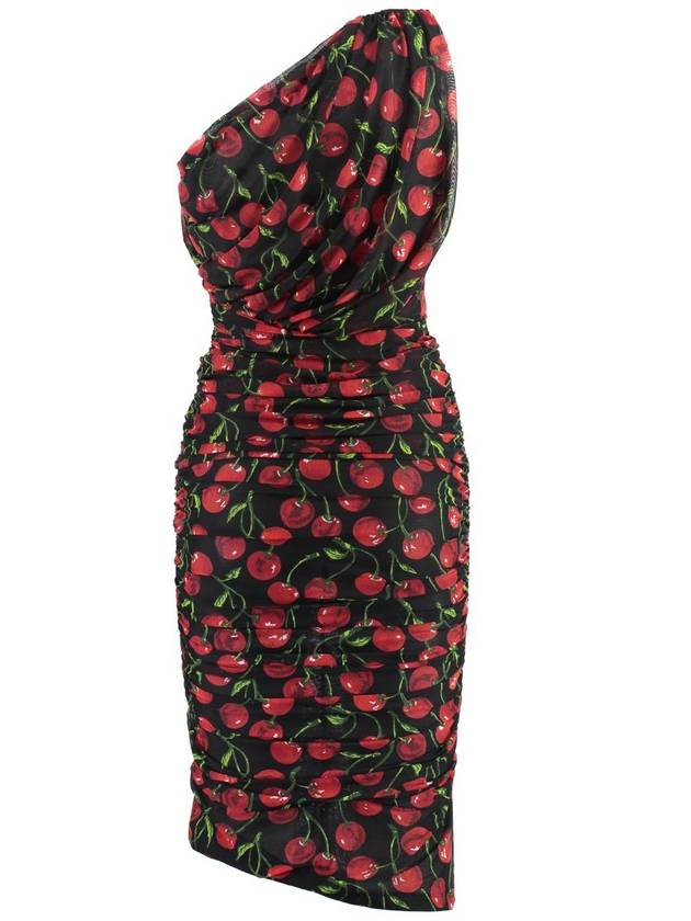 Midi Dress F6AHZTFSUA2 HN4IY BLACK - DOLCE&GABBANA - BALAAN 2