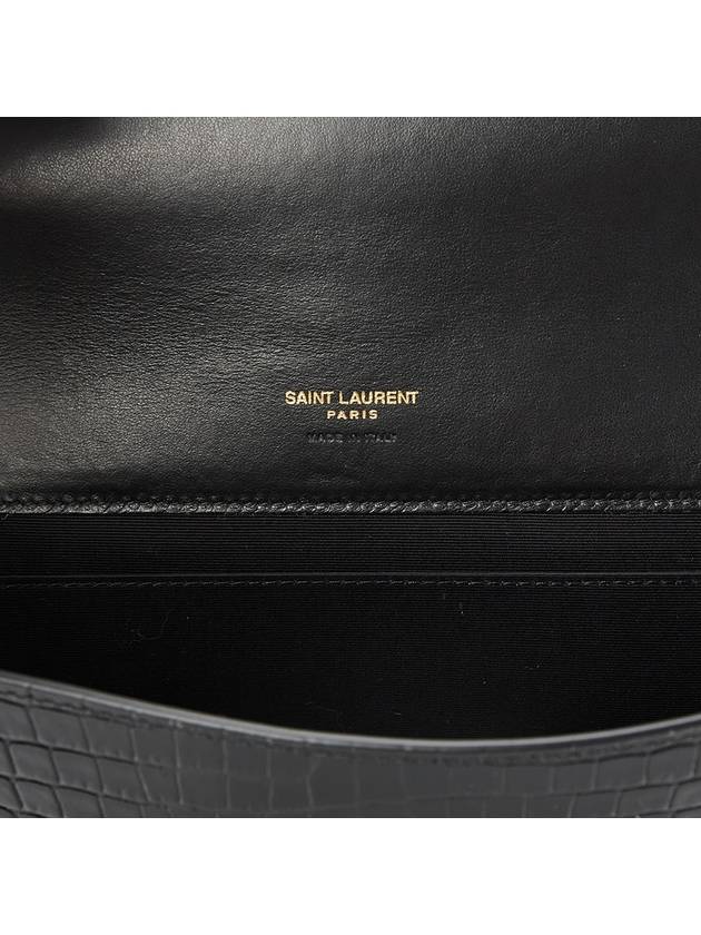 Monogram Cassandra Clutch Bag Black - SAINT LAURENT - BALAAN 9