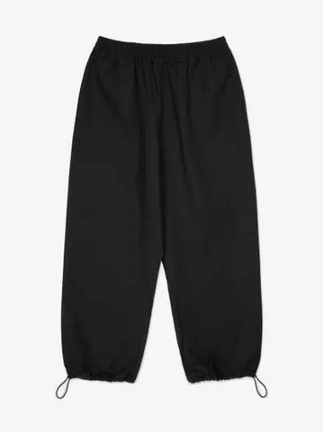 Wide Leg Drawcord Pants Black GIASNW1034BLACK - STUDIO NICHOLSON - BALAAN 1