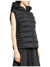 1A00033 596K7 999 BARRAUX Black Zipper Pocket Down Vest - MONCLER - BALAAN 3