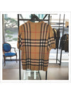 Men's Jacquard Check Pattern Silk Wool Knit Top Beige - BURBERRY - BALAAN 6