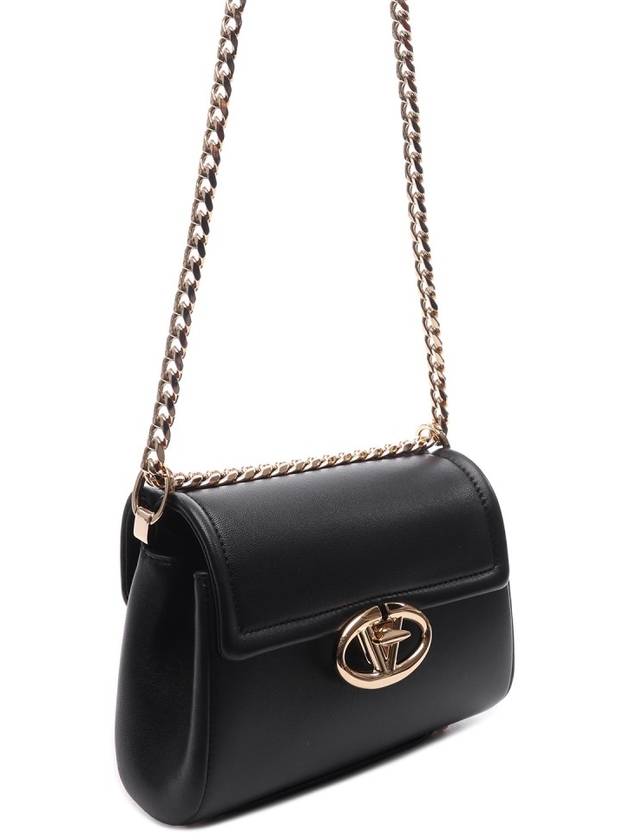 Garavani Chain Cross Bag Black - VALENTINO - BALAAN 4