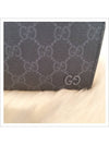 GG Supreme Canvas Clutch Bag Black - GUCCI - BALAAN 3