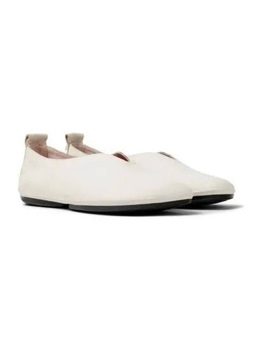 Right Leather Moccasin Flat White - CAMPER - BALAAN 1