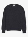 Cashmere Silk Knit Top Grey - SAINT LAURENT - BALAAN 2