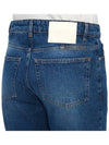 Low Rise Straight Jeans Blue - AMI - BALAAN 9