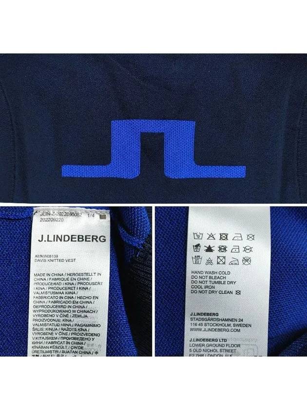 Knit vest DAVIS AMKW08139 6855 - J.LINDEBERG - BALAAN 5