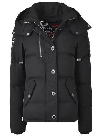 Women's KNOWLESVILLE Padded Jacket Black - MOOSE KNUCKLES - BALAAN.