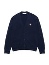 Fox Head Patch Classic Cardigan Navy - MAISON KITSUNE - BALAAN 2