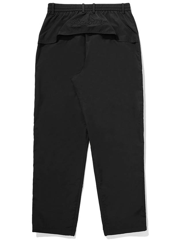 Zipper point pants BLACK MAN - MALBON GOLF - BALAAN 2